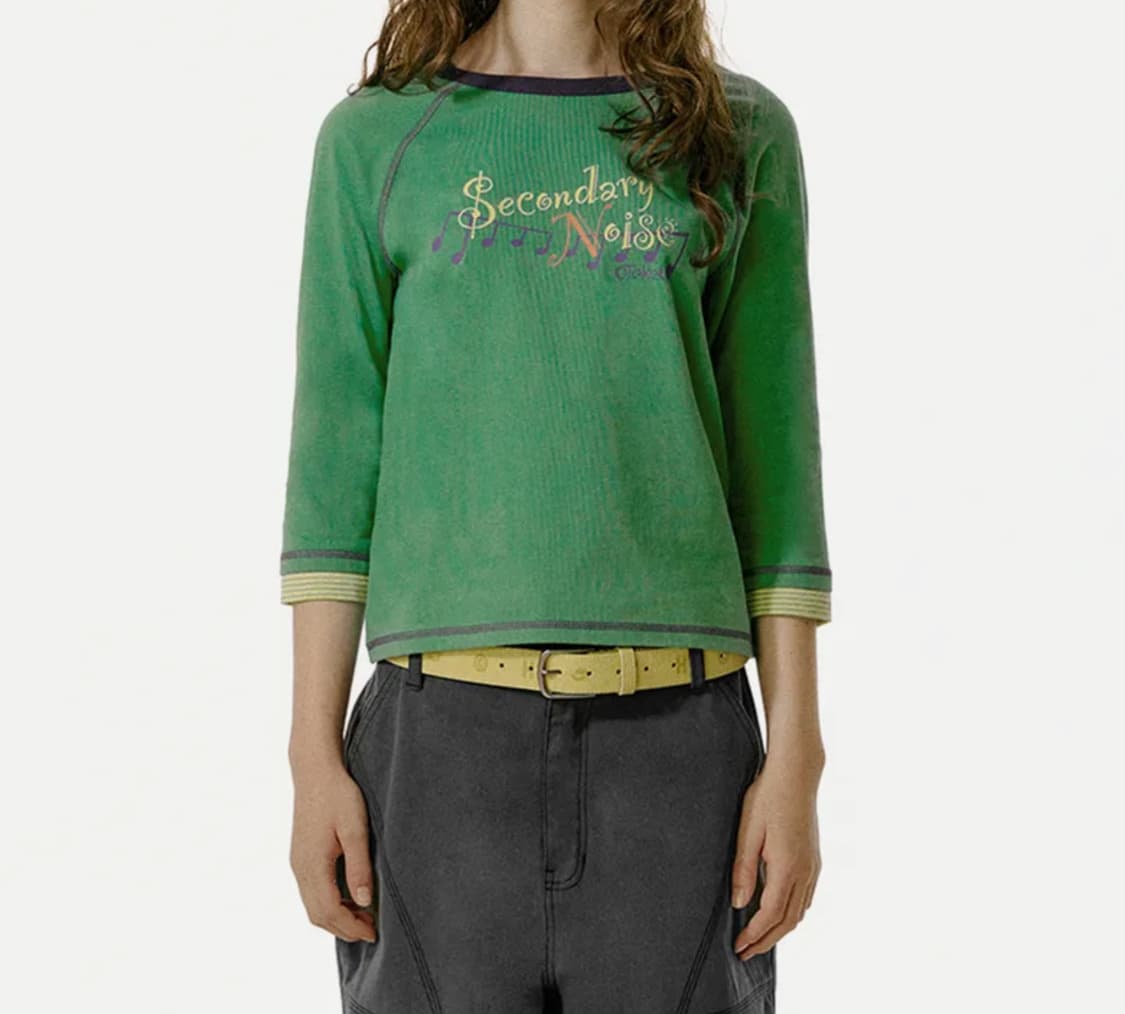 (택O새상품) 테켓 7부티 롱슬리브 그린 상품이미지1