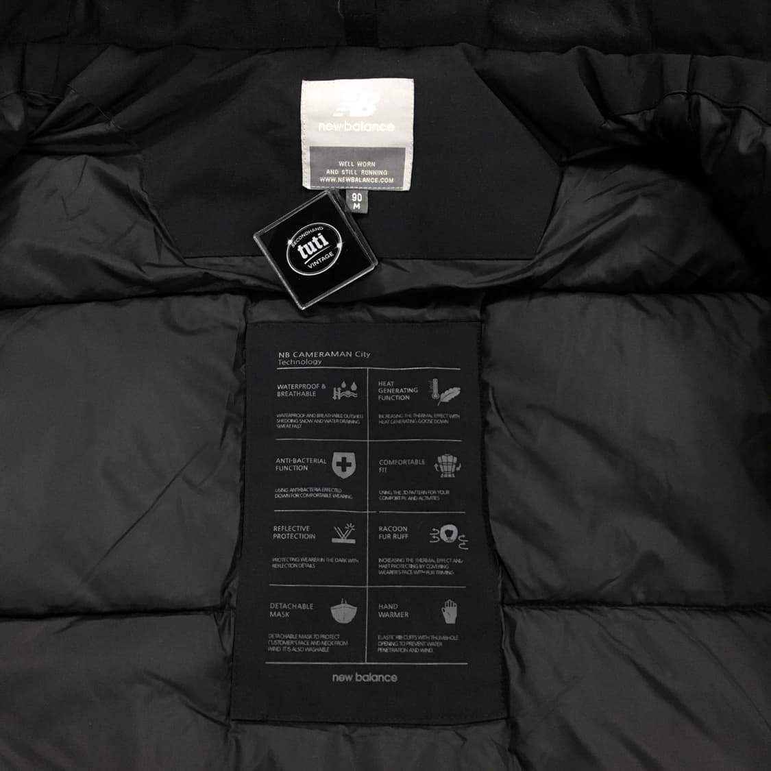 투티/0170 뉴발란스 라쿤 퍼후드 구스 패딩 상품이미지8