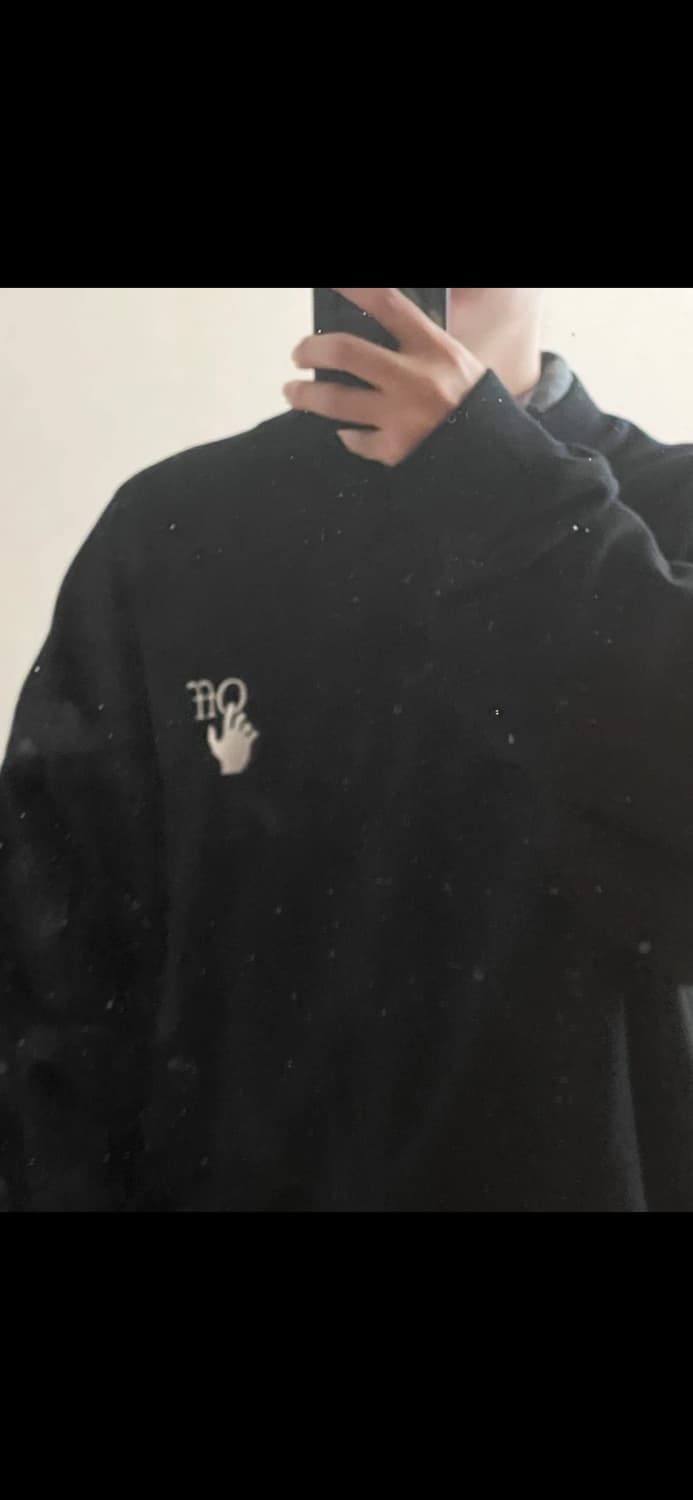 오프화이트 컷히어 맨투맨 상품이미지3