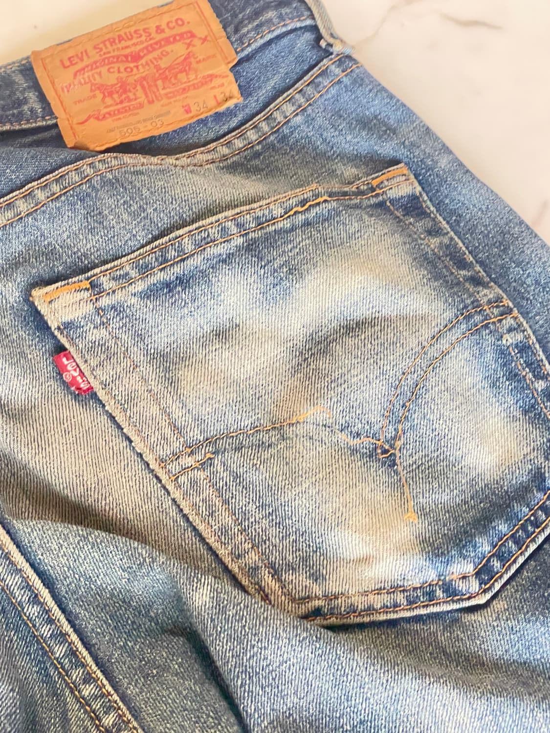 일본 리바이스 빈티지 505 청바지 W34 L34 상품이미지3