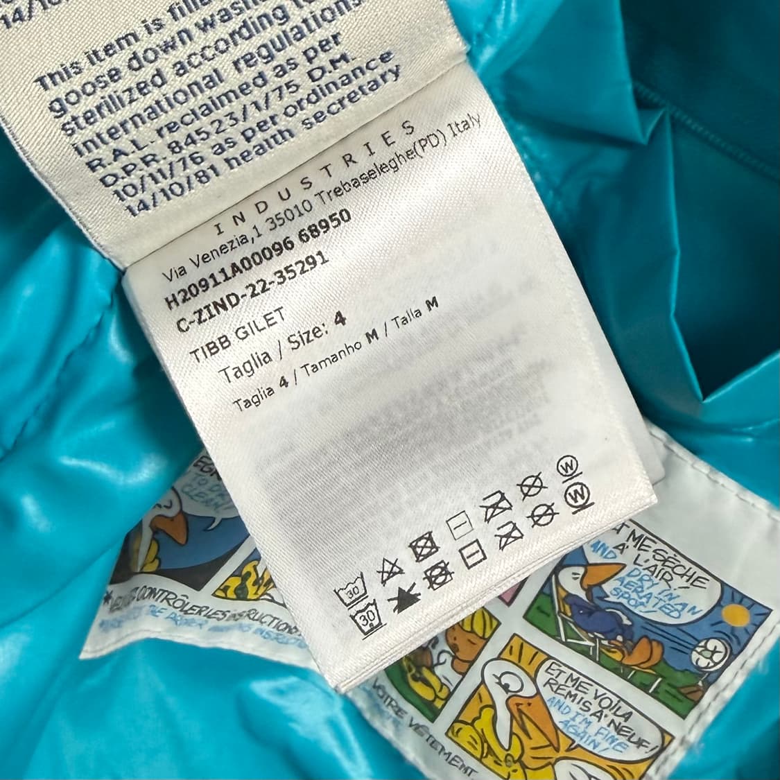 [S+급/4] 몽클레어 Tibb 티브 조끼패딩 민트 풀구성 상품이미지6