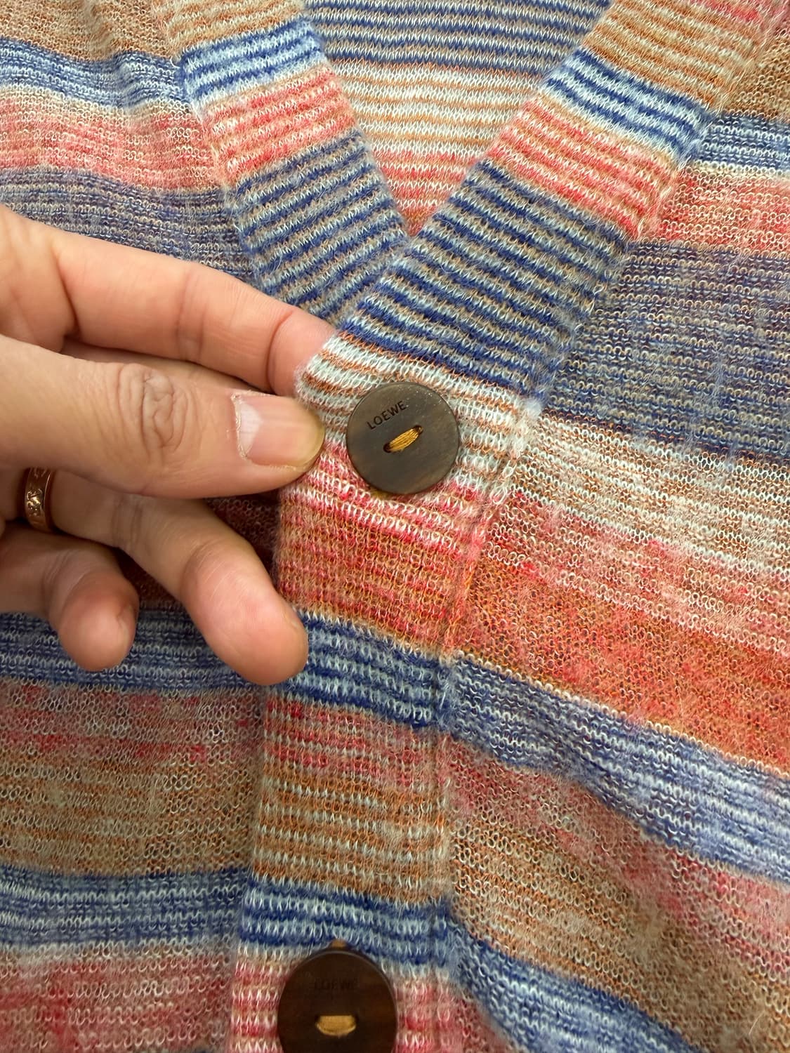 정품) LOEWE 로에베 X Paula's Ibiza  오버핏 가디건 S 상품이미지4