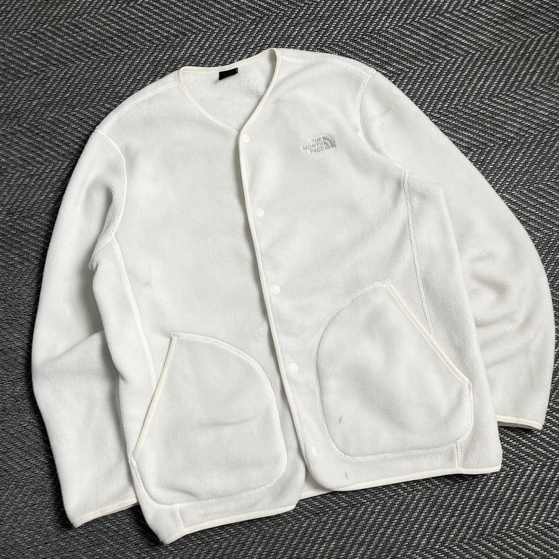노스페이스 화이트 플리스 가디건 자켓 y 4935 상품이미지1
