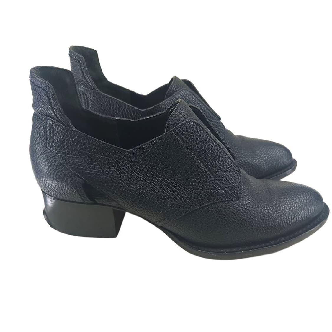 [여38]알렉산더왕 블랙 레더 로퍼[Y63-097] 상품이미지4