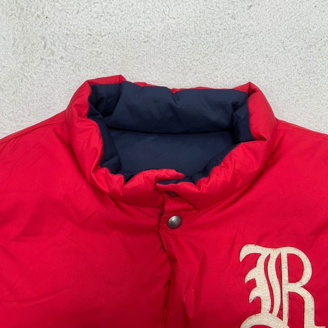 폴로랄프로렌 리버시블 양면 패딩 조끼 레드-네이비 OS 상품이미지8