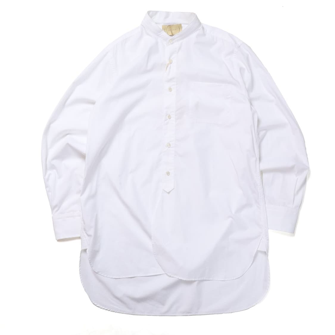 칸타테 Cantate Band Collar Stripe Shirt 
 상품이미지1