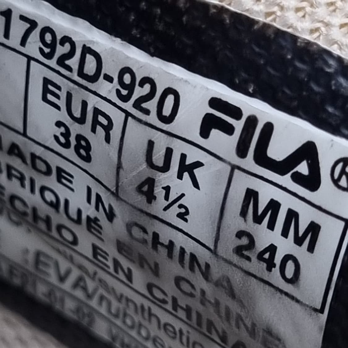 휠라 에셀레이터 플랫폼 운동화 240 상품이미지6