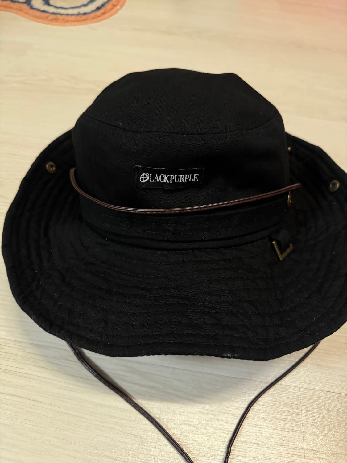 블랙퍼플 카우 트레일러 웨스턴 모자 블랙 상품이미지9