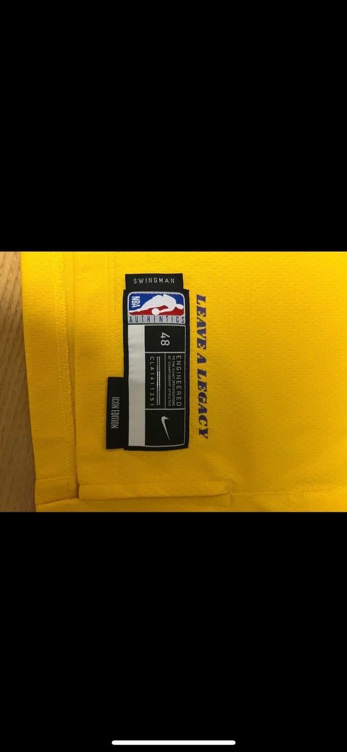 NBA 르브론 제임스 레이커스 져지 L 상품이미지2