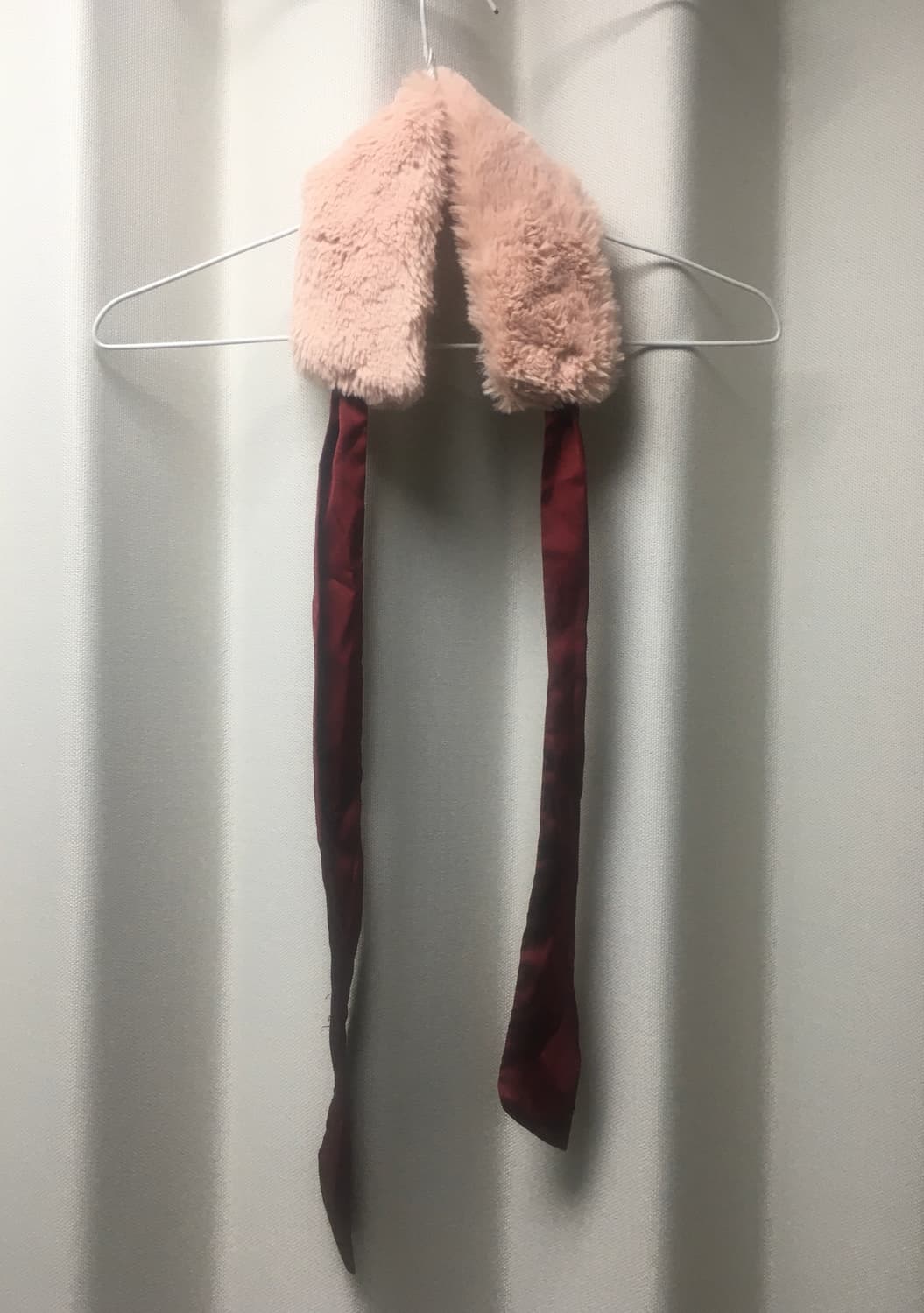 앙고라 털 리본 머플러 상품이미지2