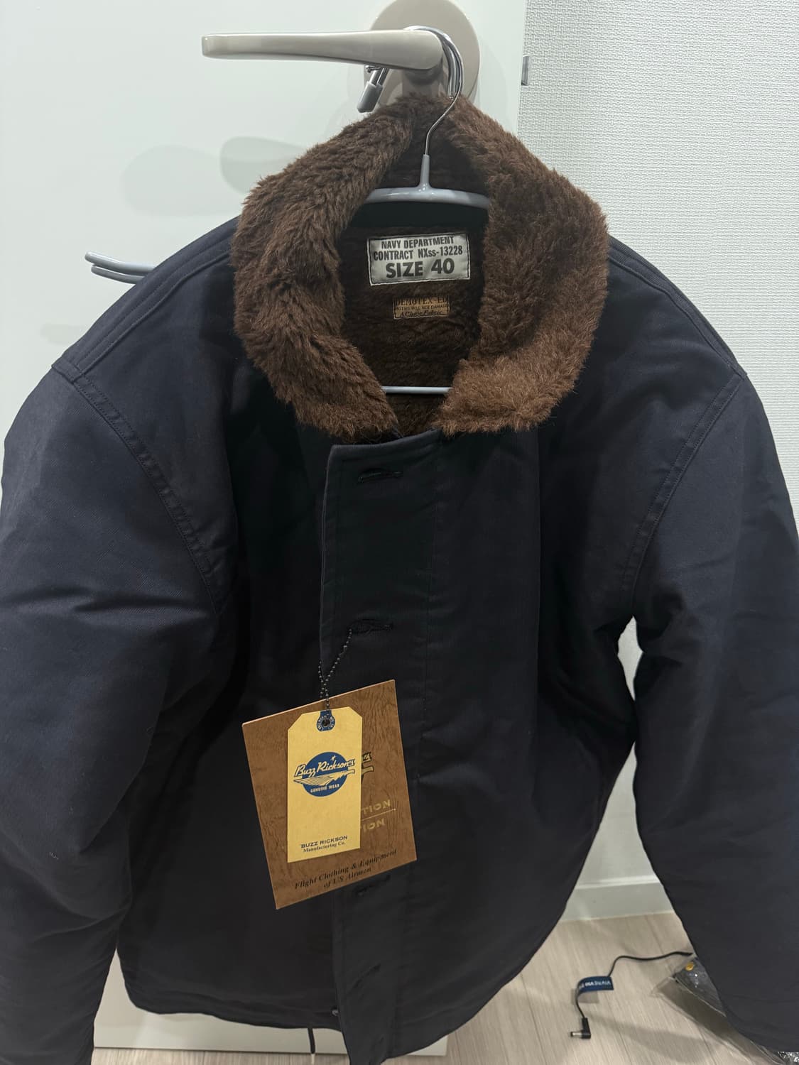 버즈릭슨 N-1 미해군 NAVY 데모텍스 덱자켓 상품이미지1