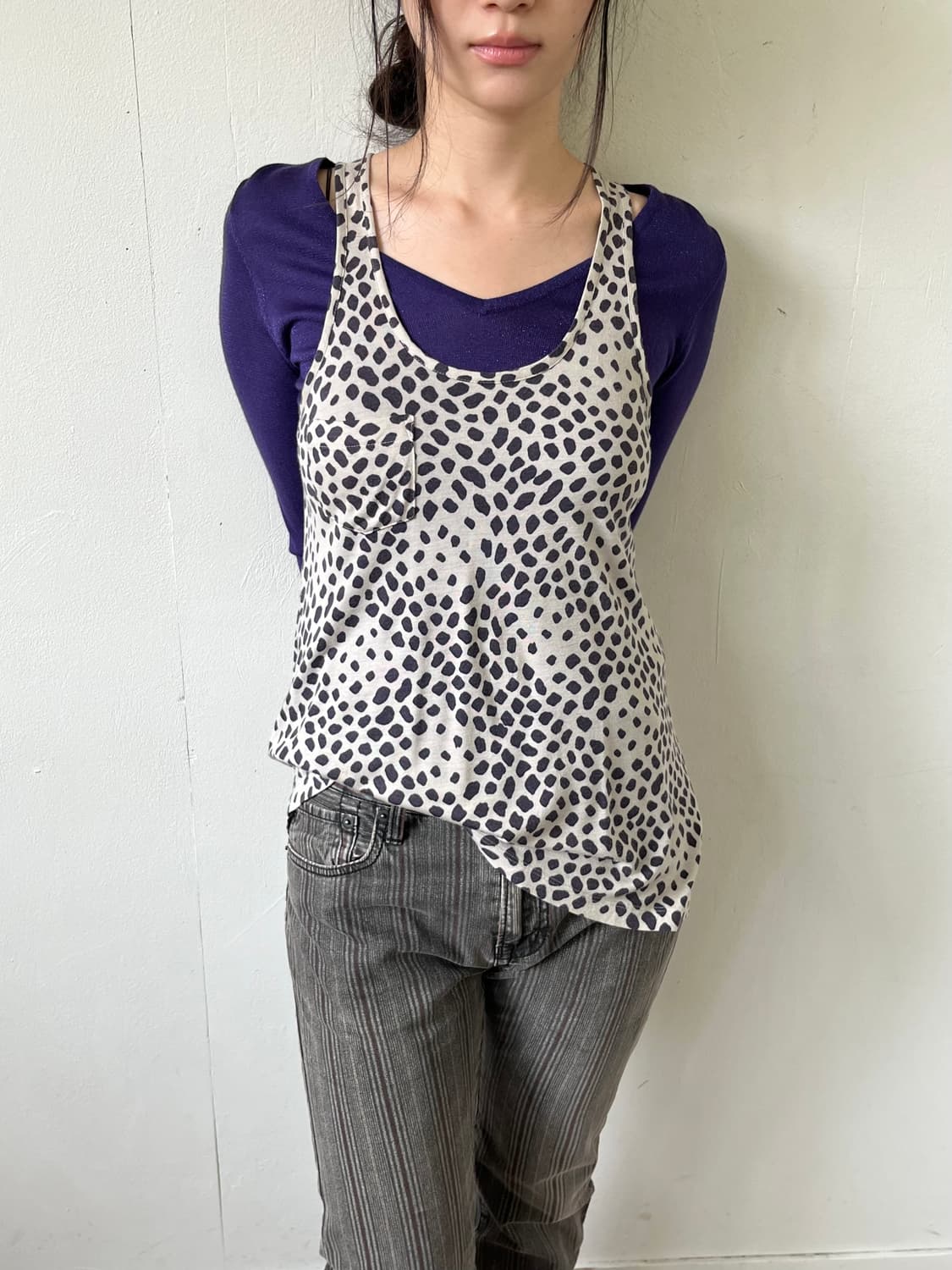 theory 레오파드 베스트 상품이미지6