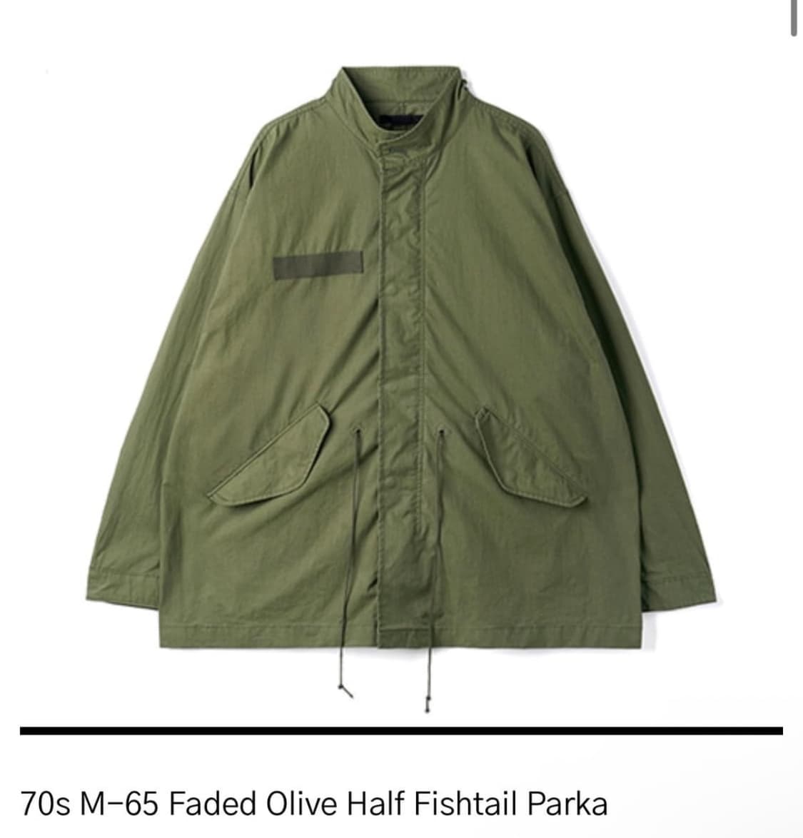 구매))) 70s m65 피쉬테일 파카  상품이미지1