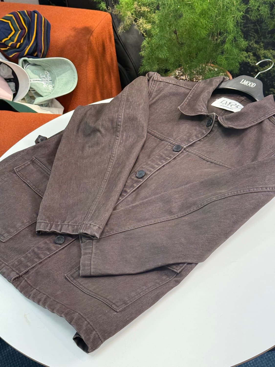 엘무드 프리먼 코튼 트러커 자켓 36사이즈 상품이미지2