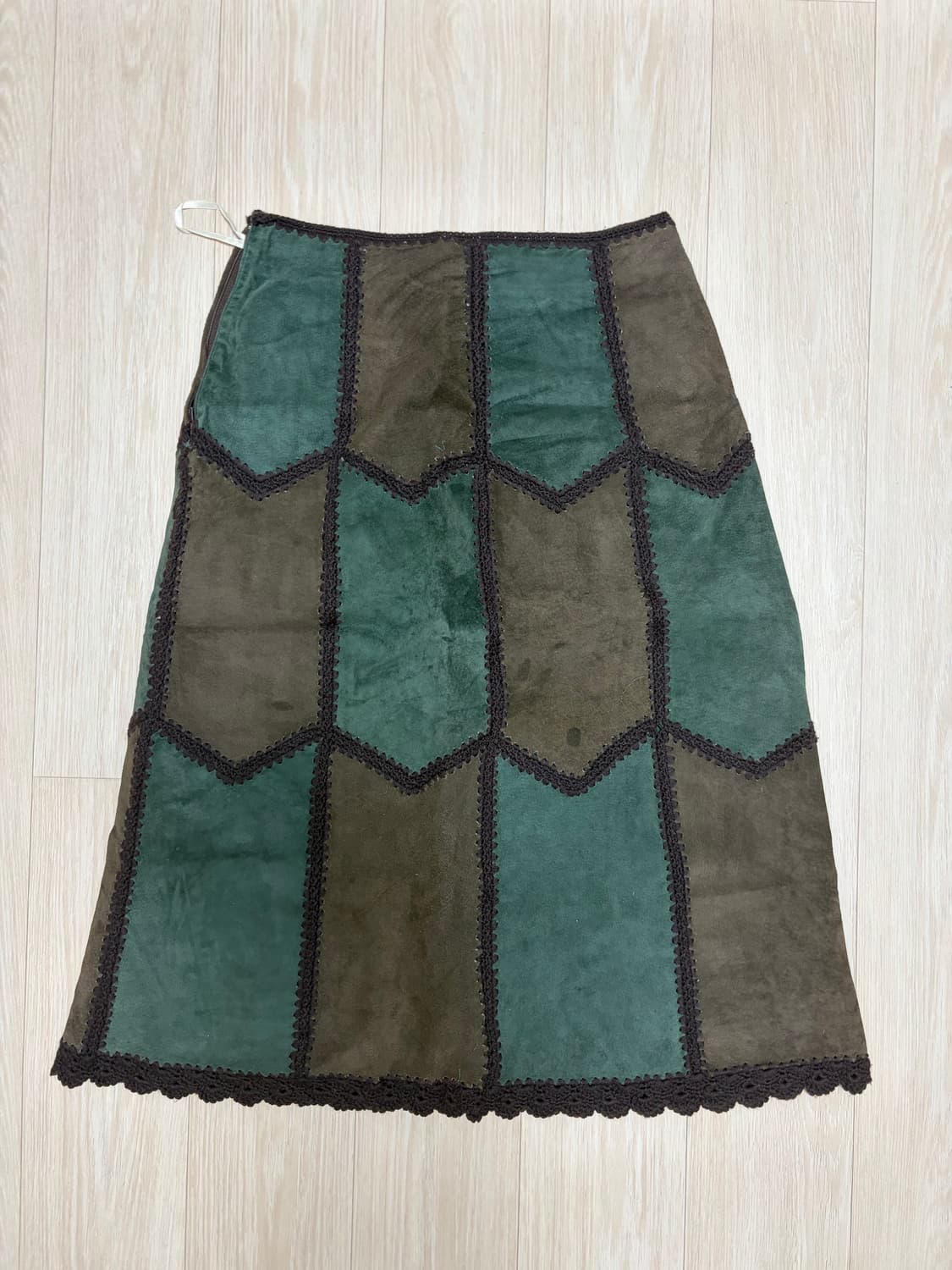 빈티지 스웨이드 스커트 상품이미지2