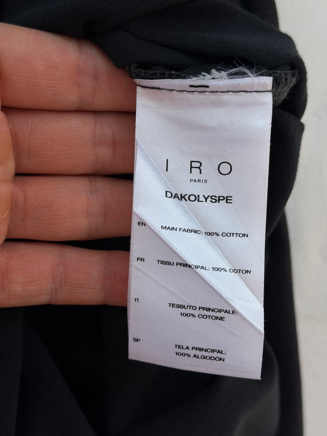 IRO 이로 DAKOLYSPE 그래픽 티셔츠 드레스 S 상품이미지5