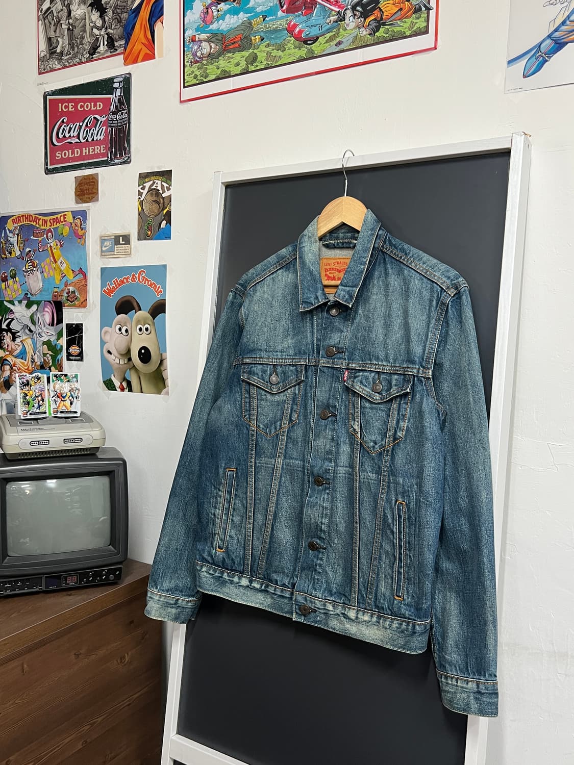 Levis 리바이스 오리지널 워싱 데님 트러커 자켓 상품이미지1