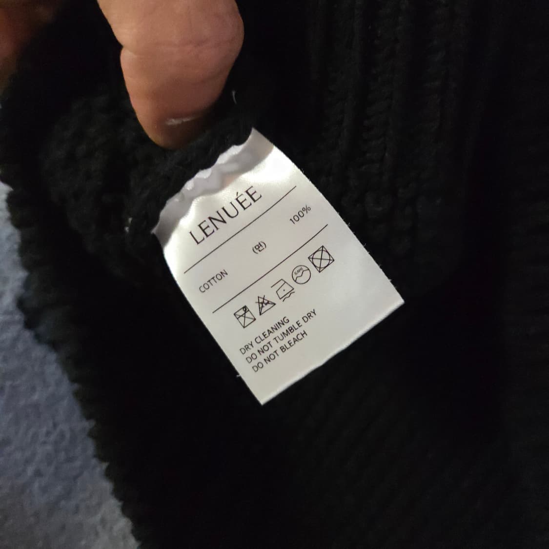 LENUEE 르누이 크로셰 하프넥 니트 탑 반팔니트 상품이미지10