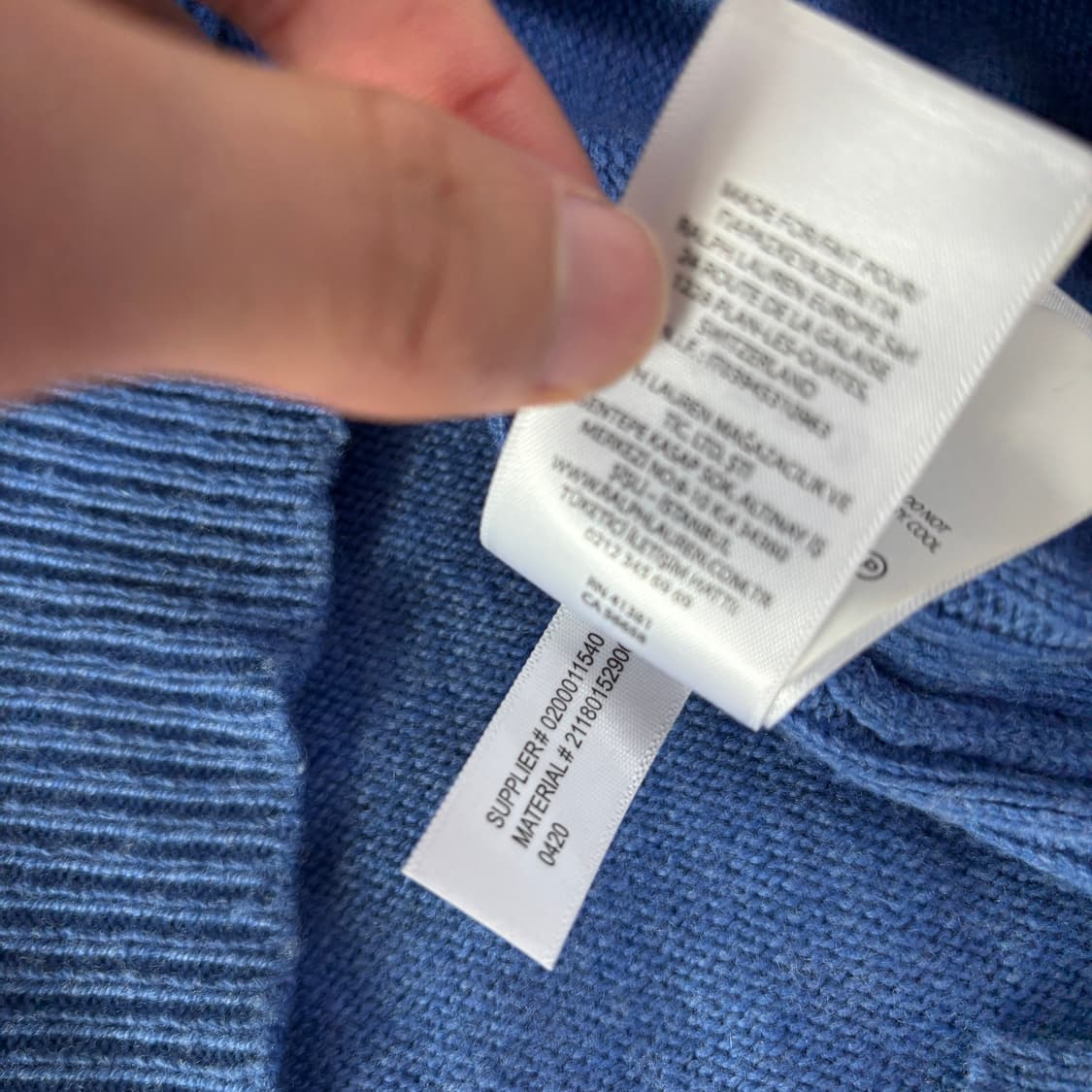 폴로 울 니트 상품이미지9