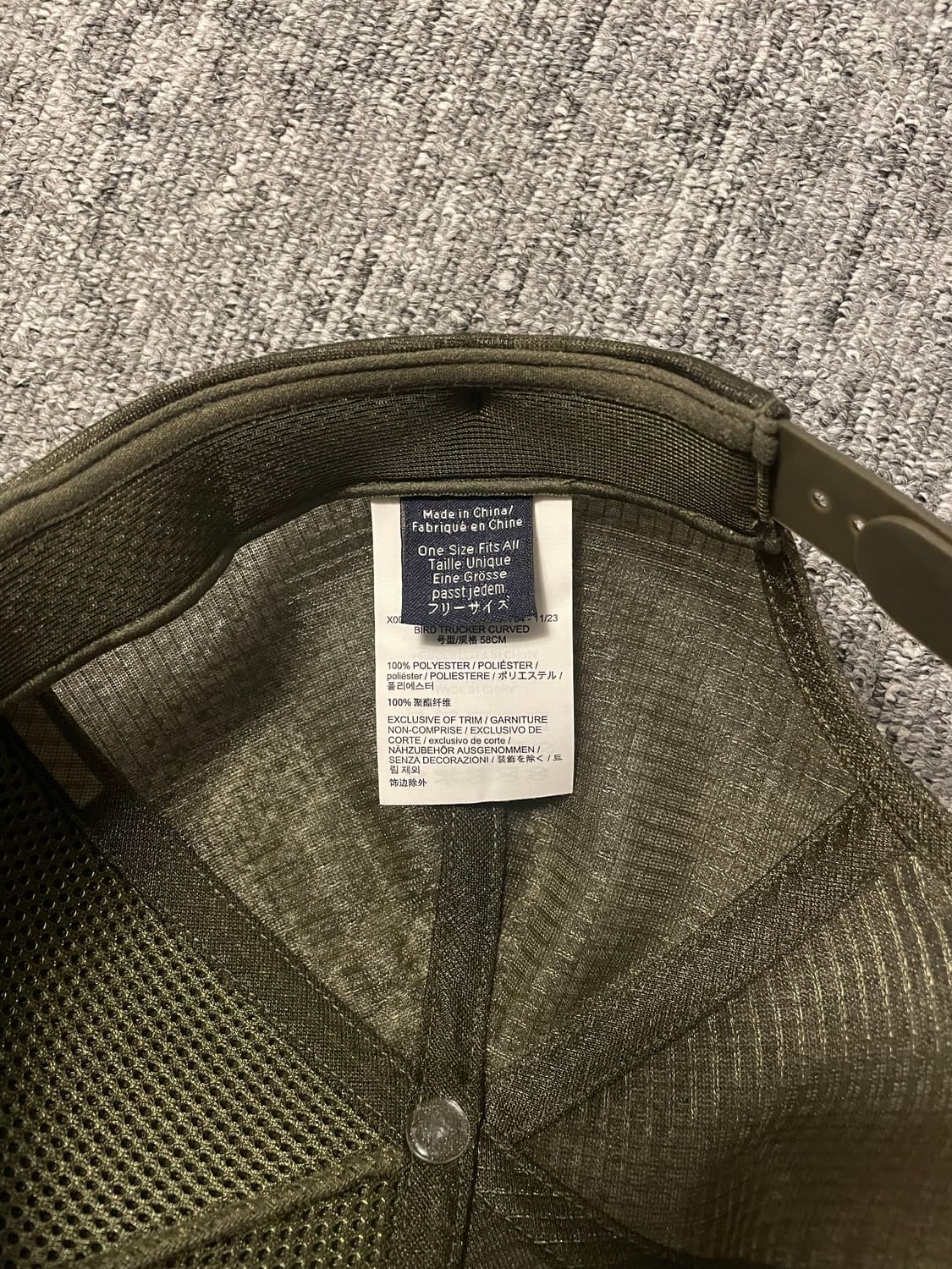 [새상품] 아크테릭스 버드 커브드 트러커 모자 상품이미지4