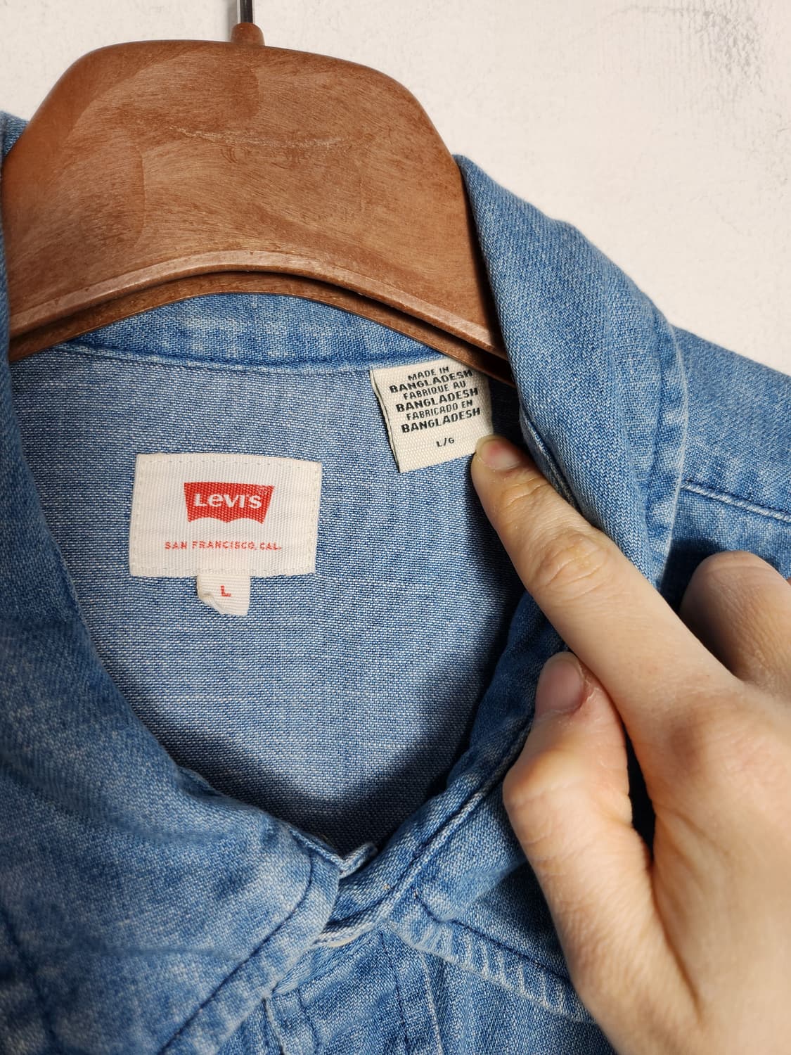 리바이스 데님 웨스턴 셔츠 상품이미지3
