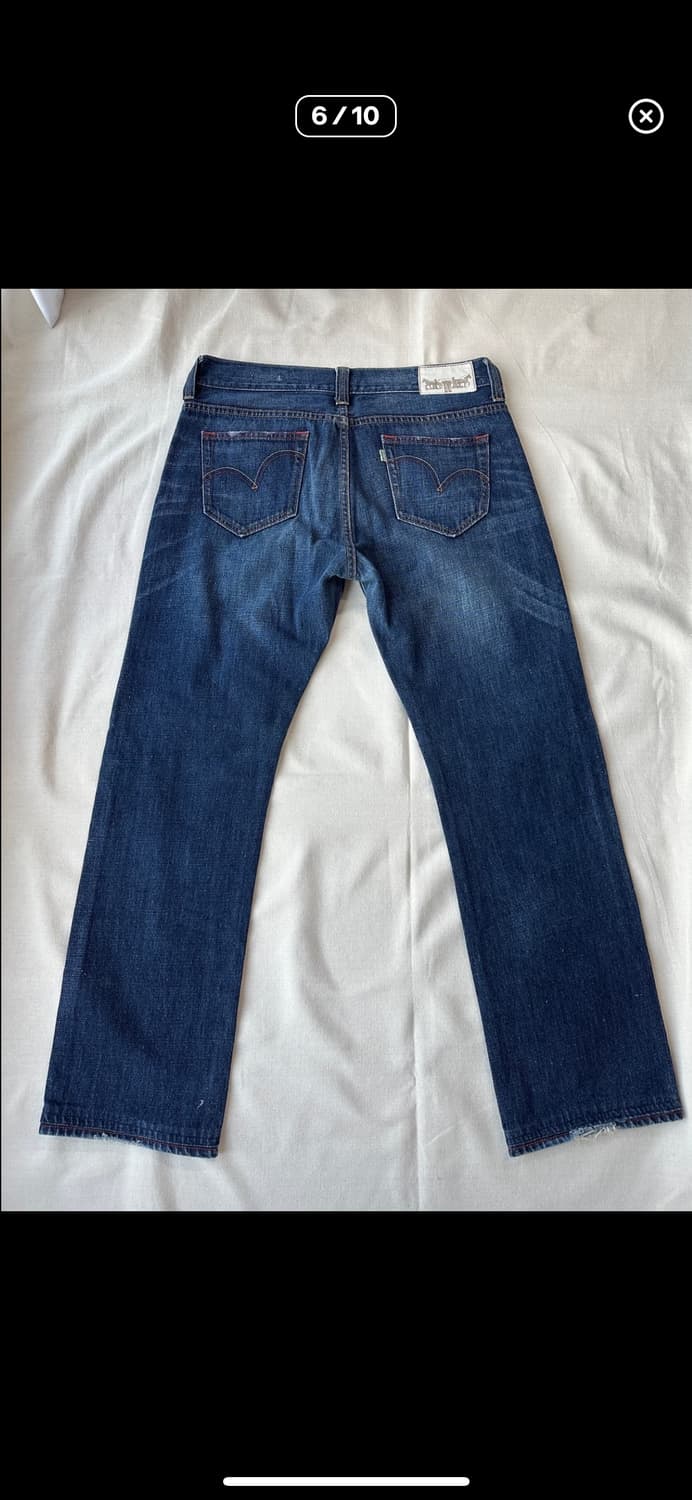 리바이스 프리미엄 그린탭 워싱진 34X33 상품이미지6