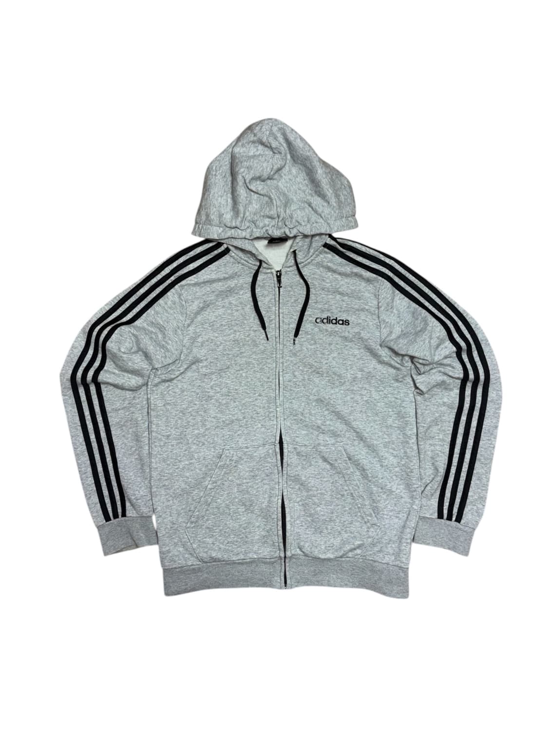 아디다스 그레이 사이드라인 후드집업 상품이미지4