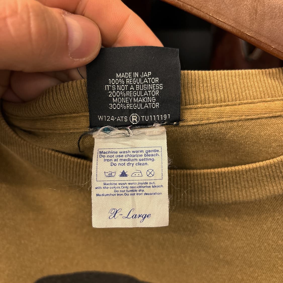 00s JPN 레귤레이터 체게바라 아트 페인팅 롱슬리브 티셔츠 N893 상품이미지9