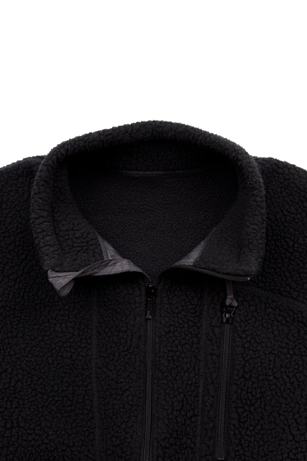 Porter classic 플리스 집업 자켓 블랙 상품이미지3