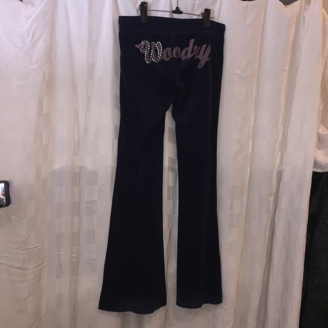 Vintage 갸루 핫픽스 테리 로우라이즈 트레이닝복 세트 상품이미지4