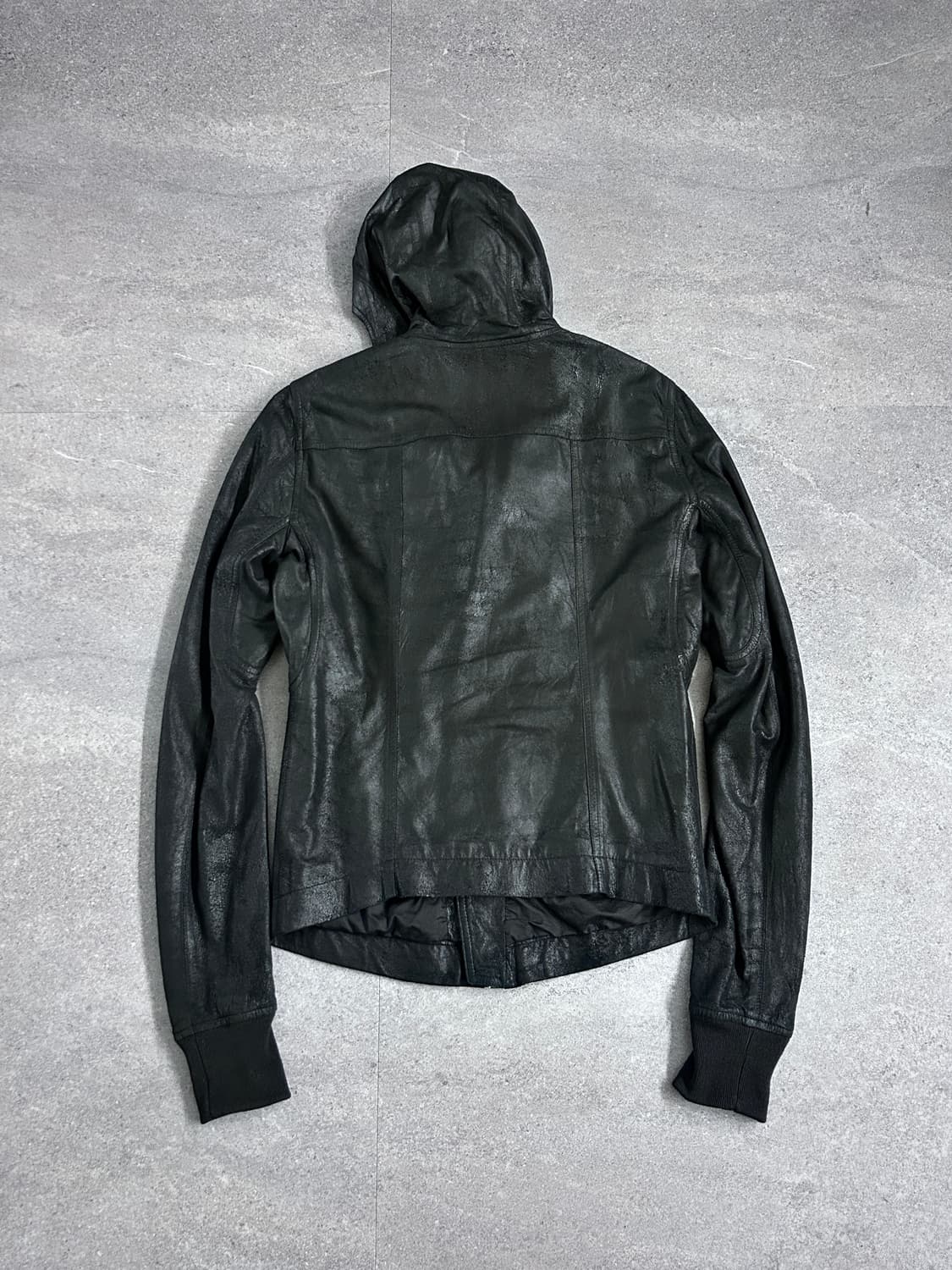 릭오웬스 다이애그널 불렛 레더 자켓 상품이미지6