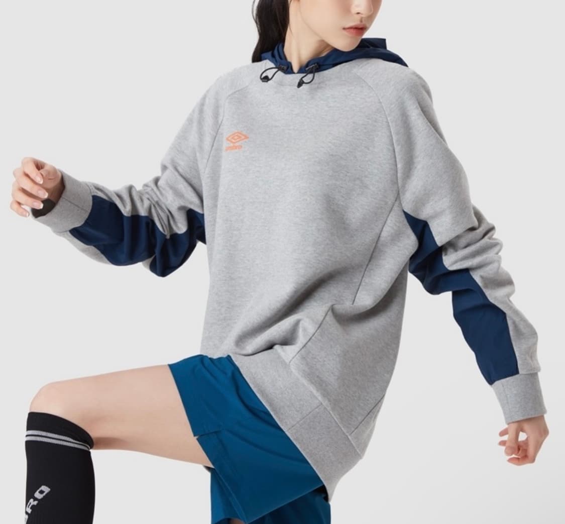 (새상품) 엄브로 하이브리드 레이어드 후드 블랙, 그레이 (2종) 상품이미지5