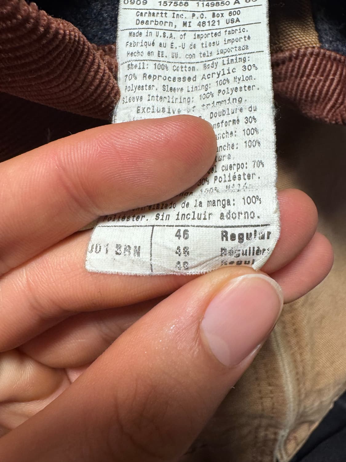 칼하트 디트로이트 자켓 j01 상품이미지4