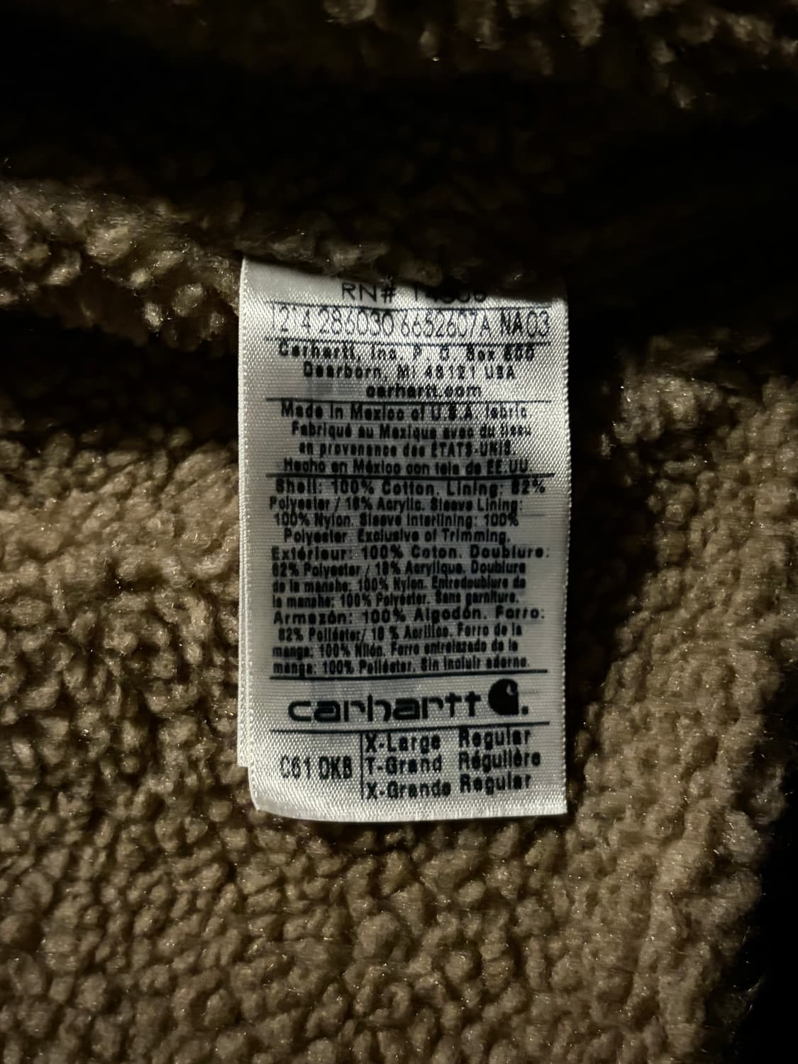 칼하트 Ridge C61 DKB XL/R 상품이미지6