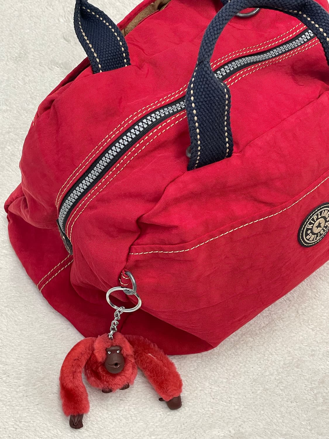 📍키플링 레드 토트백 상품이미지2