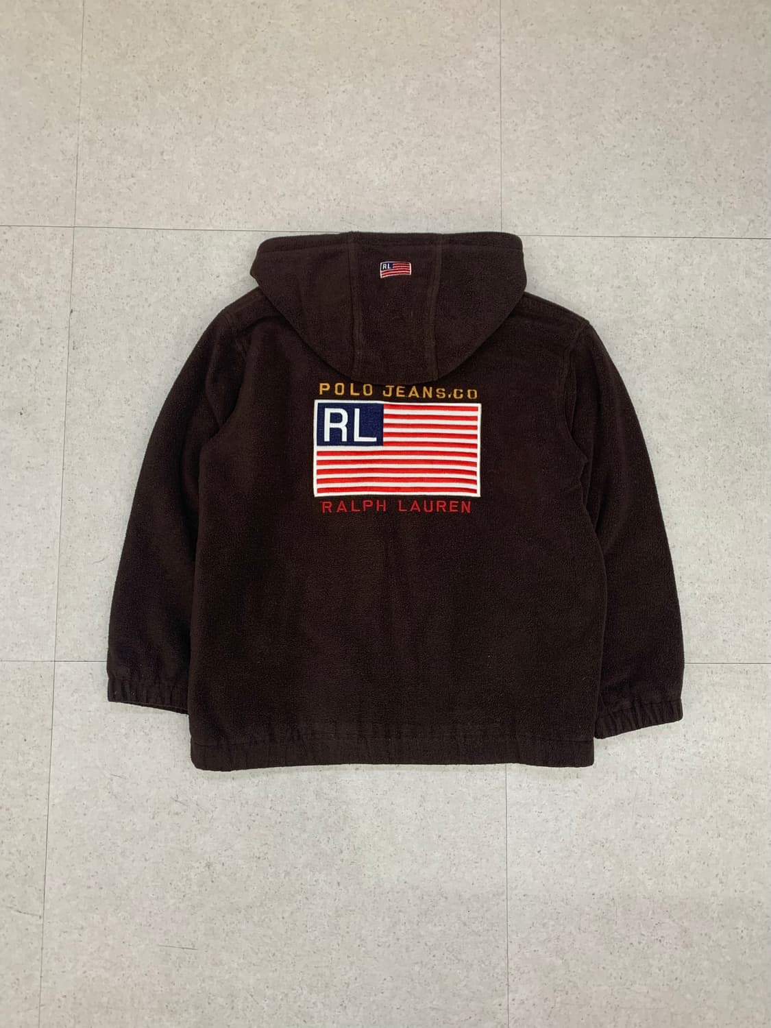 Polo 폴로 빅로고 후드집업 플리스 상품이미지6