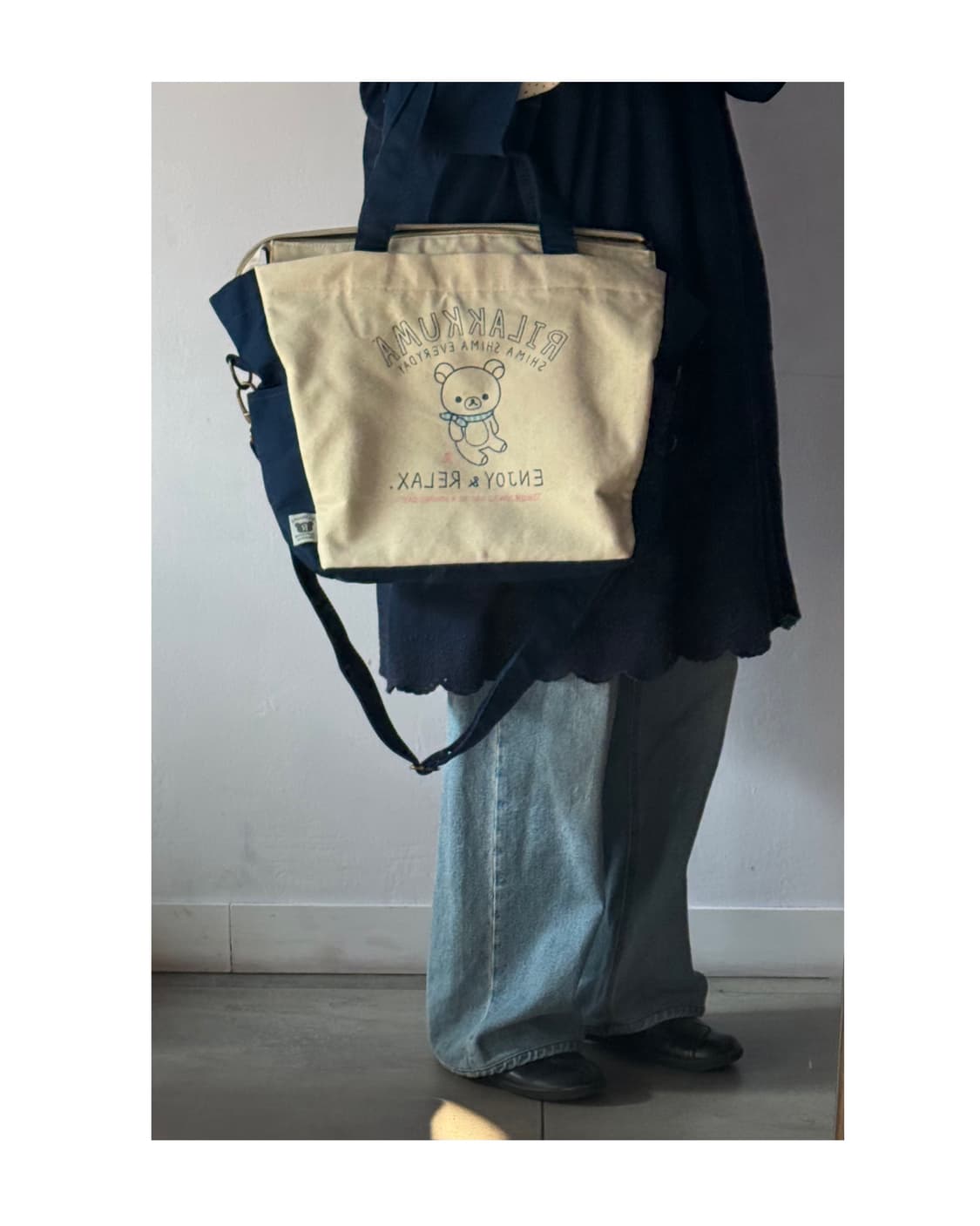 리락쿠마 3way 캔버스백 캔버스가방 리락쿠마가방 상품이미지2