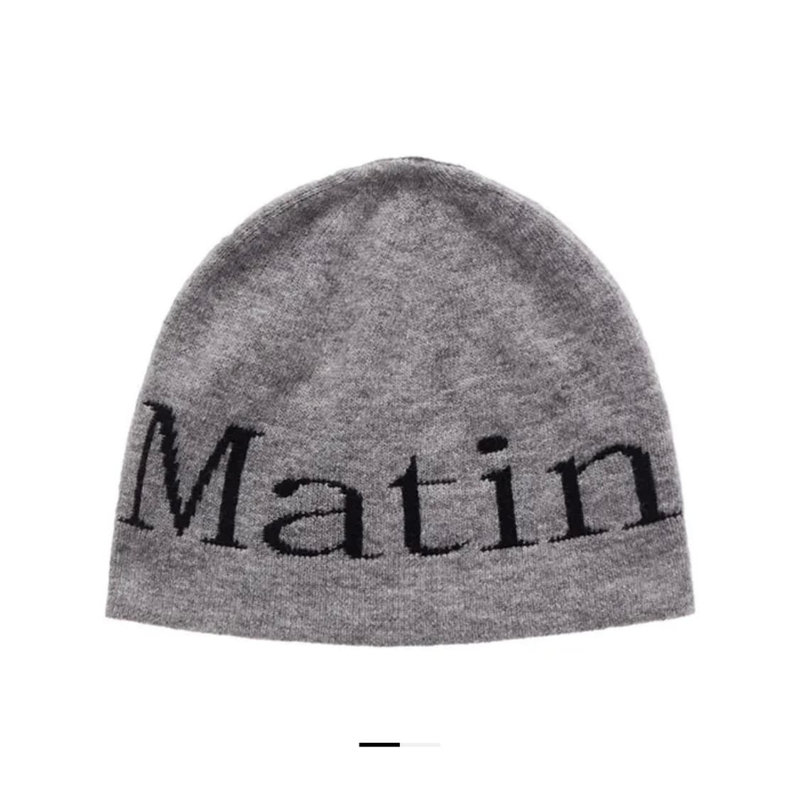 마뗑킴 로고 자카드 비니 상품이미지1