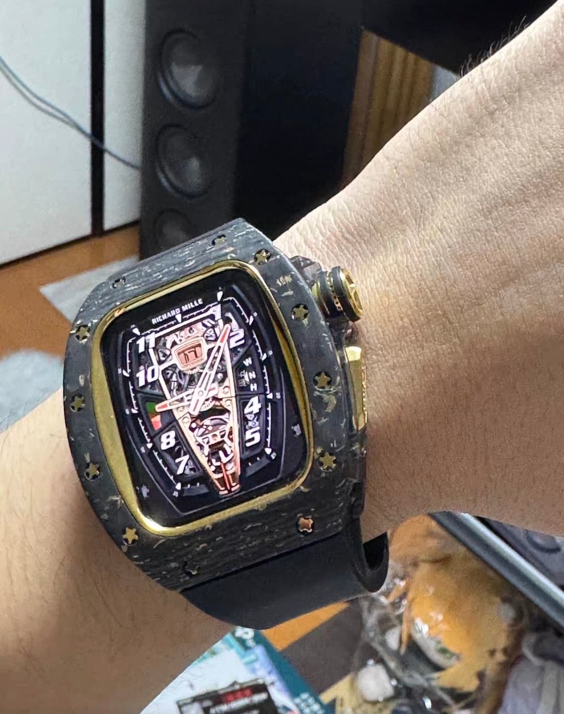 Oceanora 리차드 밀 탄소 섬유 애플 워치 케이스 상품이미지2