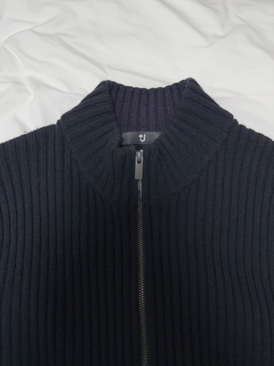 질샌더 유니클로 미들게이지 니트집업 L 상품이미지2