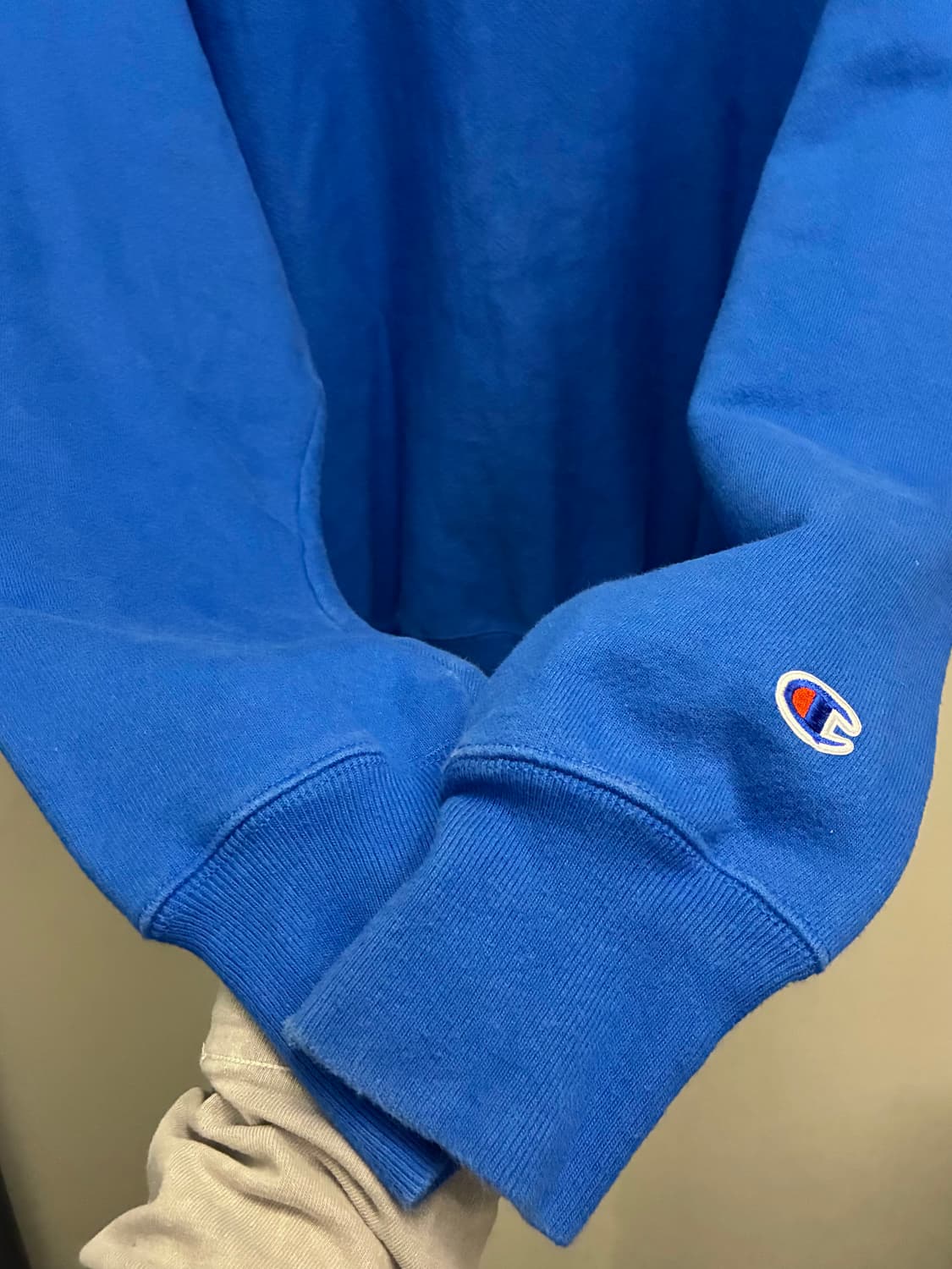 (XL)챔피온 12온즈 블루택 리버스위브 스웻셔츠 맨투맨 블루 상품이미지5