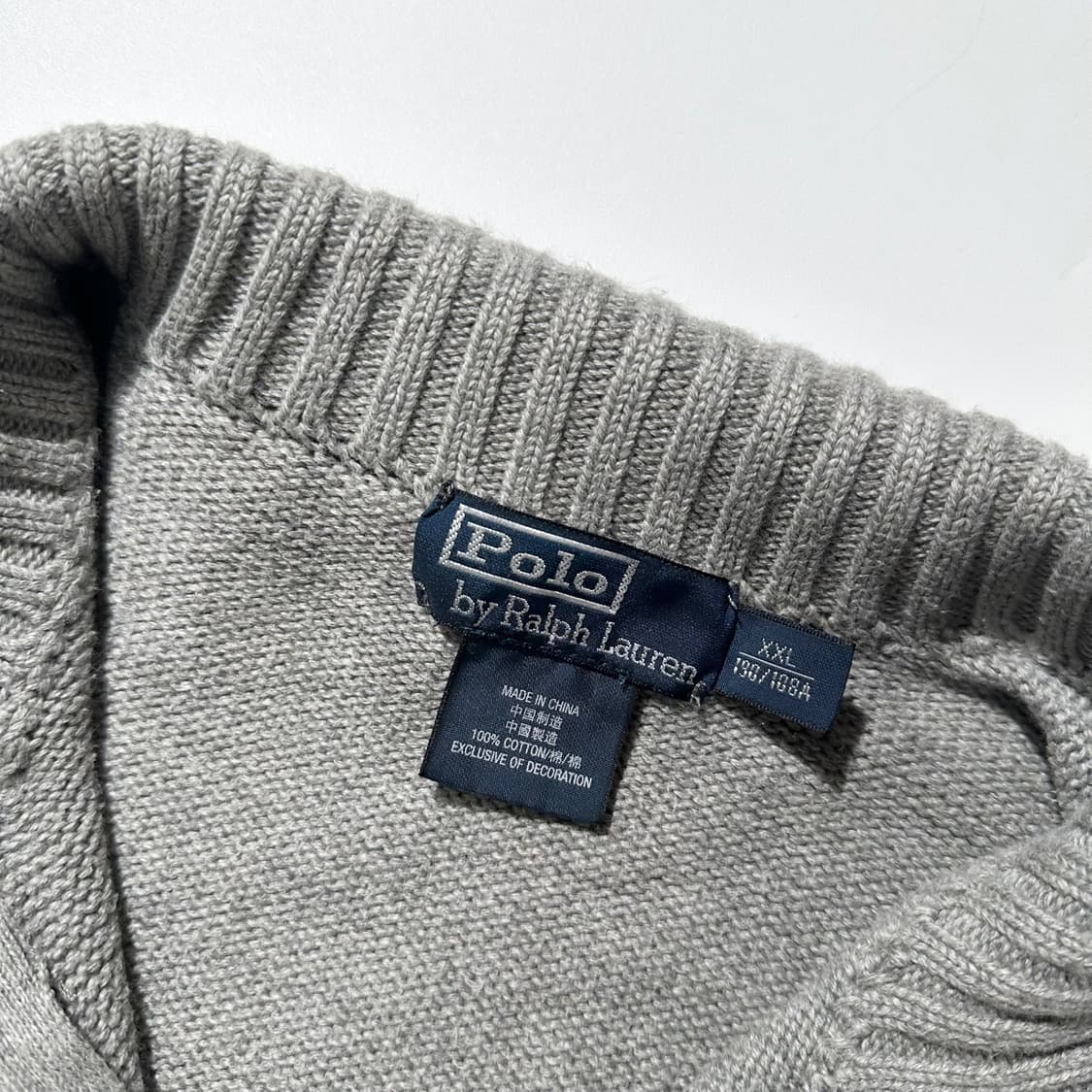 폴로 랄프로렌 투웨이 니트 집업 상품이미지5