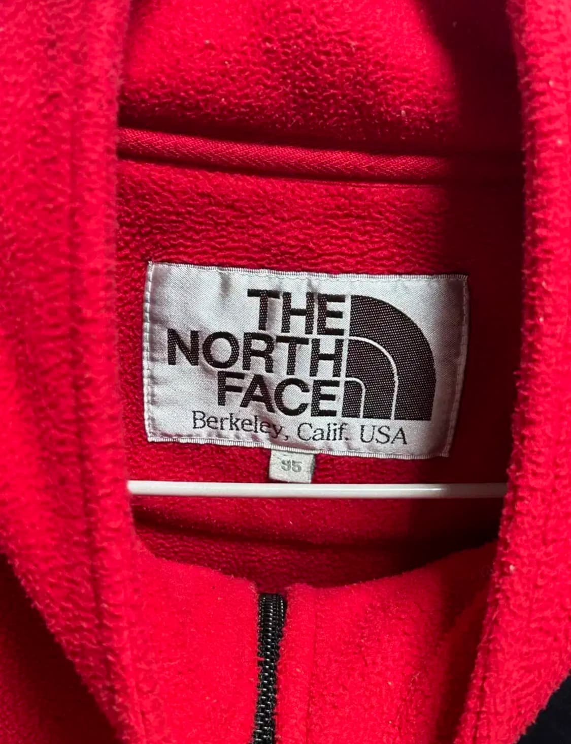 노스페이스 빨간색 플리스 남성 95 사이즈 상품이미지3