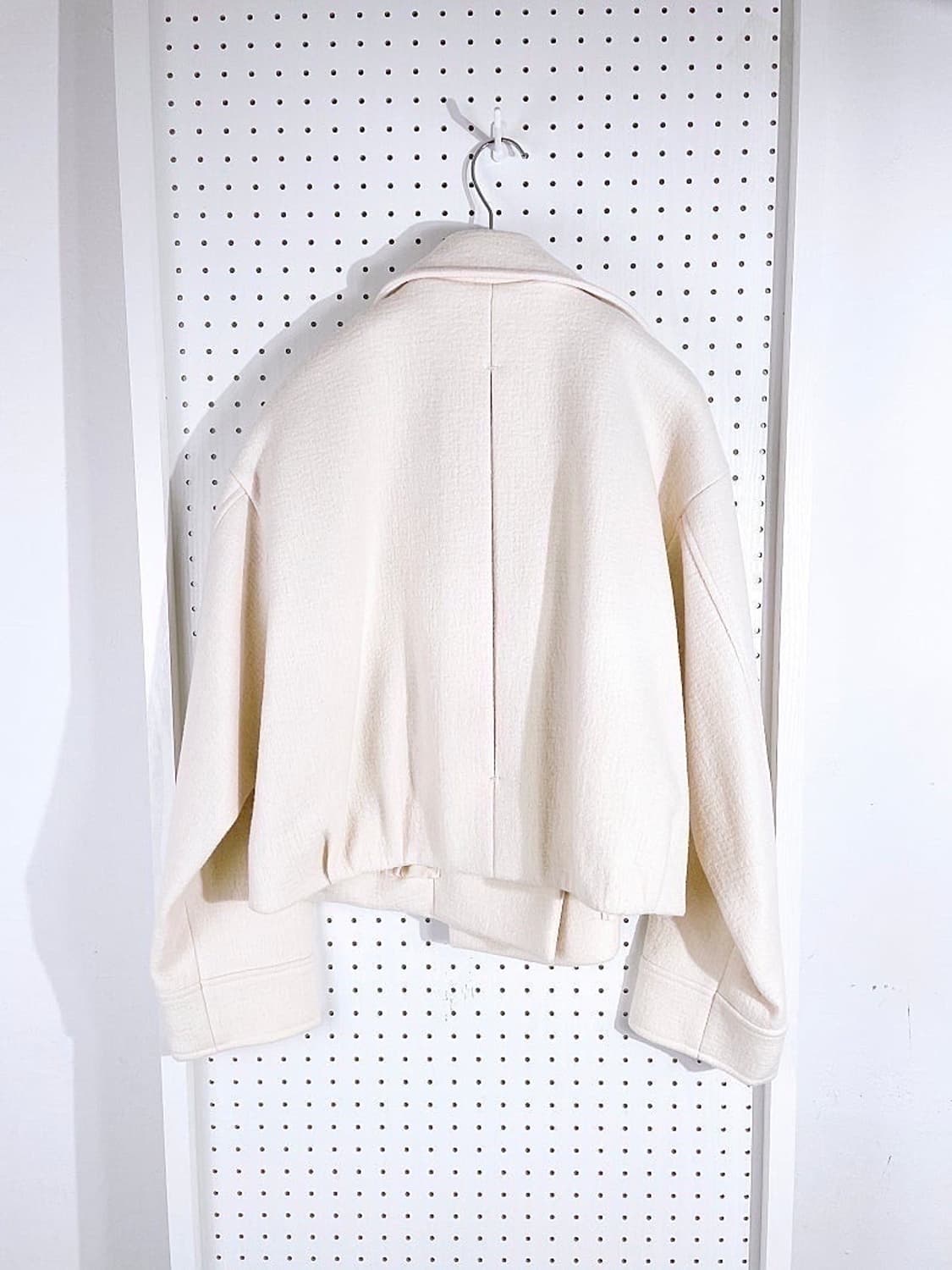 (정품/새상품) 르917 여성 울 드레이프 크롭 자켓 상품이미지4