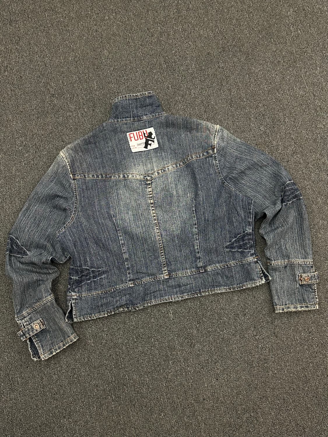 2XL)FUBU 빈티지 중청 데님자켓 상품이미지7
