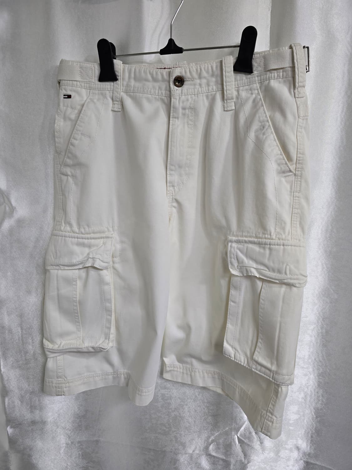 타미힐피거 화이트 카고 반바지  상품이미지1