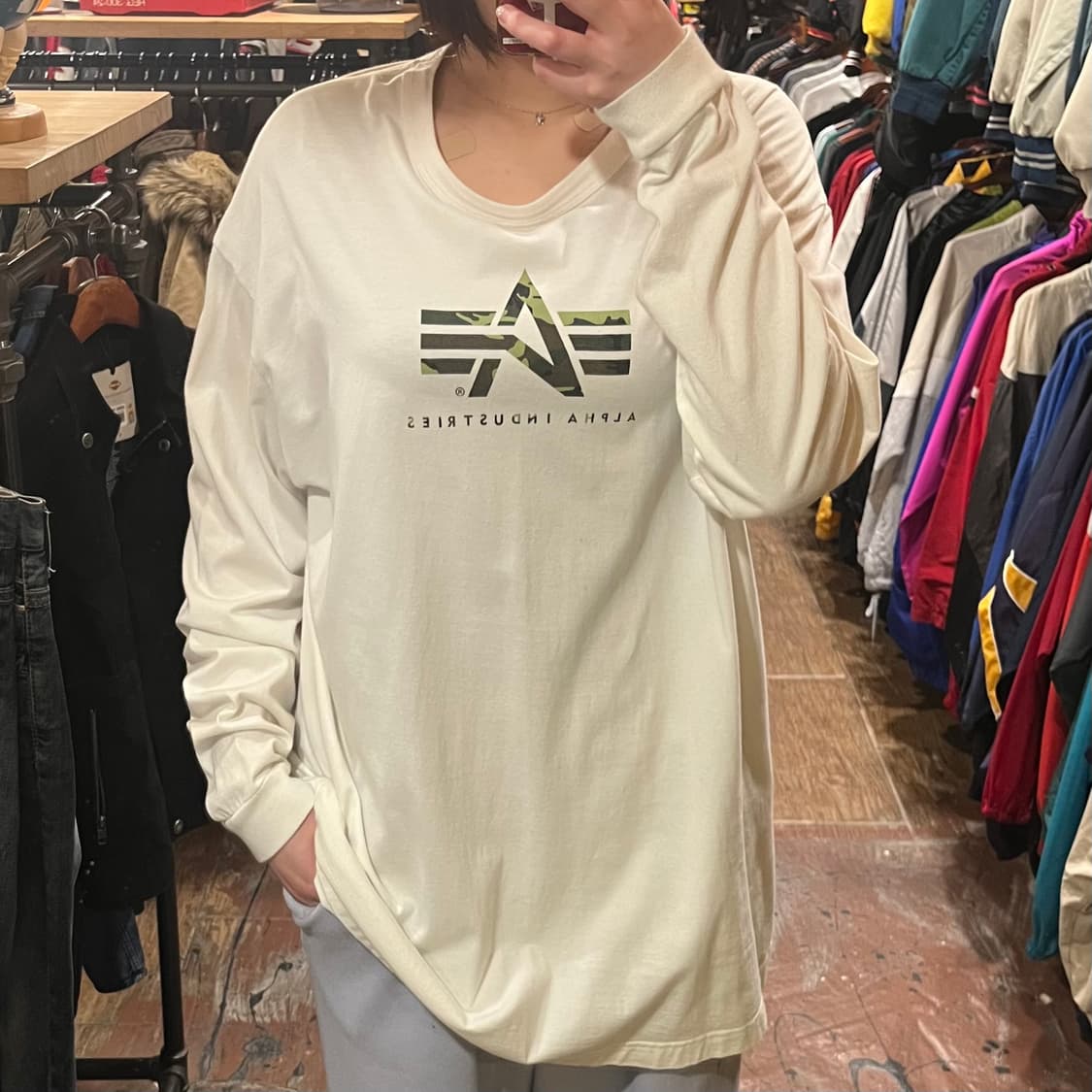 [HI] 알파 긴팔 티셔츠 상품이미지1