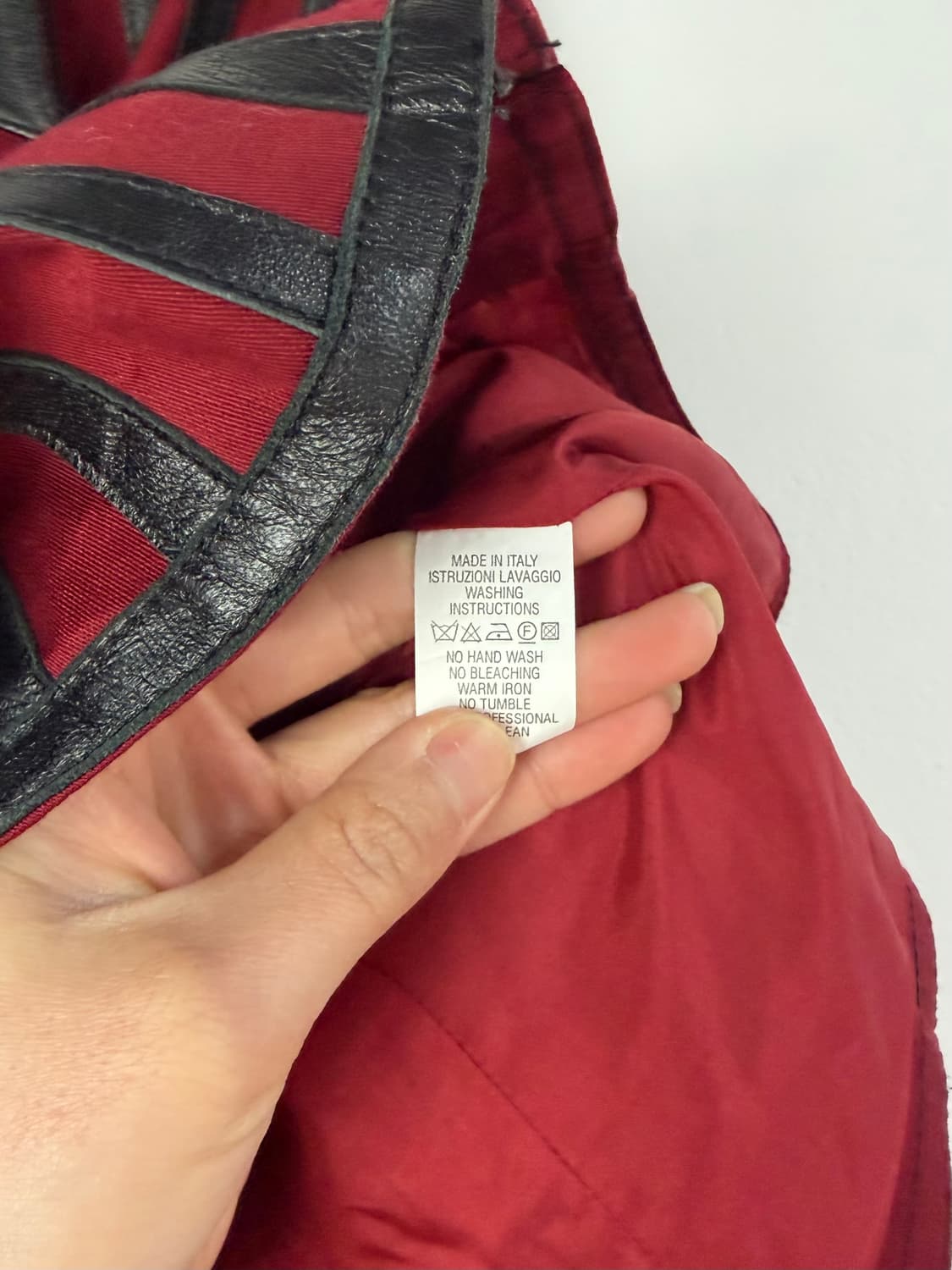 이태리 빈티지 레더 트리밍 블루종 상품이미지5