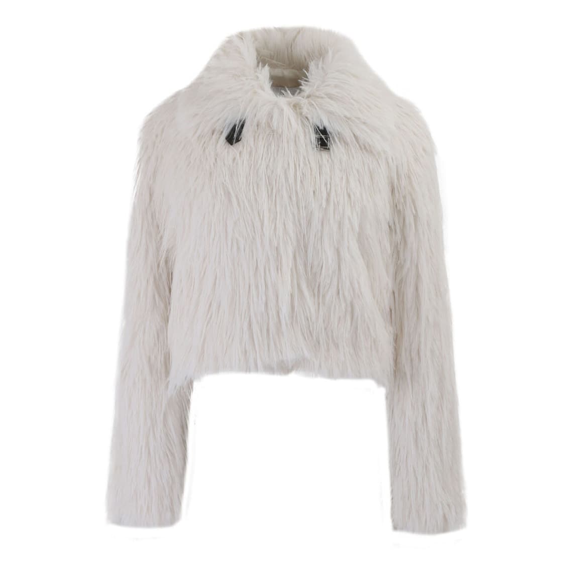 킴서울 플러피 롱 헤어 퍼자켓 아이보리 팝니다 상품이미지1