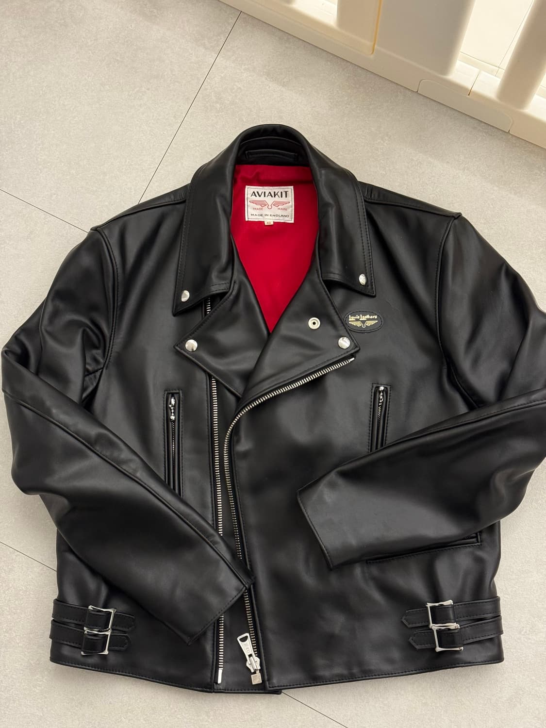 루이스레더 391 라이트닝 카우하이드 42 레귤러핏 상품이미지1